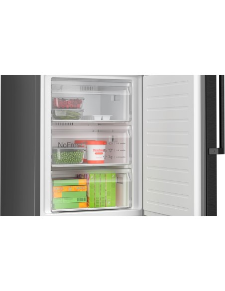 Bosch Serie 4 KGN39VXCT Frigorifero Combinato da libera installazione 203 X 60 cm Acciaio anti-impronta Classe C