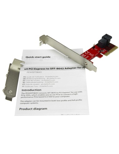 StarTech.com Adattatore PCI Express x4 a SFF-8643 per SSD U.2 PCIe NVMe