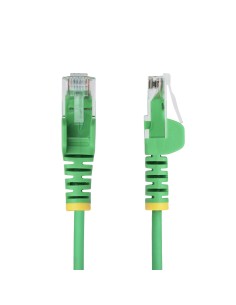 StarTech.com Cavo Ethernet CAT6 Verde da 1m Patch UTP con Plug RJ45 Antigroviglio e Rilievi di Trazione, Cavo Lan Slim in Rame 2