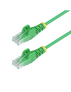 StarTech.com Cavo Ethernet CAT6 Verde da 5m Patch UTP con Plug RJ45 Antigroviglio e Rilievi di Trazione, Cavo Lan Slim in Rame