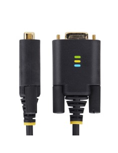 StarTech.com Cavo adattatore da USB a seriale da 2 m, ritenzione COM, viti dadi intercambiabili, da USB-A a DB9 RS232, IC FTDI, 2