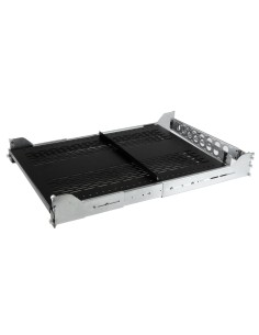 StarTech.com Ripiano Ventilato 2U per Server Rack con braccio per gestione cavi - Profondità d'installazione regolabile da 70
