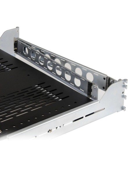 StarTech.com Ripiano Ventilato 2U per Server Rack con braccio per gestione cavi - Profondità d'installazione regolabile da 70