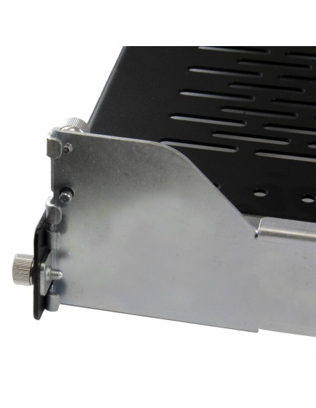 StarTech.com Ripiano Ventilato 2U per Server Rack con braccio per gestione cavi - Profondità d'installazione regolabile da 70