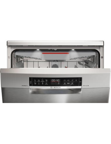 Bosch Serie 6 SMS6ZCI16E Lavastoviglie da libera installazione 60 cm Acciaio Classe B