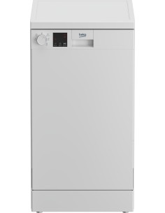 Beko DVS05024W  Lavastoviglie a Libera Installazione Slim, 45 cm, 10 Coperti