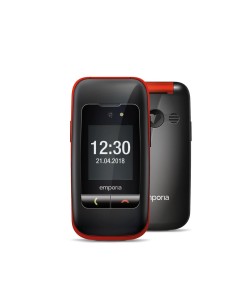 Emporia ONE 6,1 cm (2.4") 103 g Nero, Rosso
