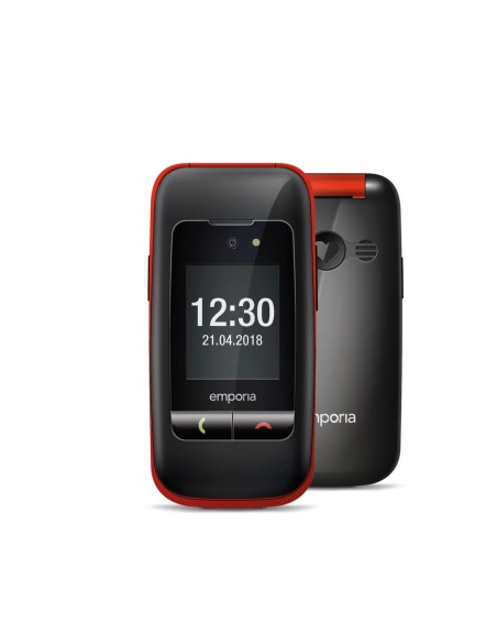 Emporia ONE 6,1 cm (2.4") 103 g Nero, Rosso