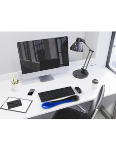 Kensington Poggiapolsi per tastiera sottile Duo Gel - Blu 2