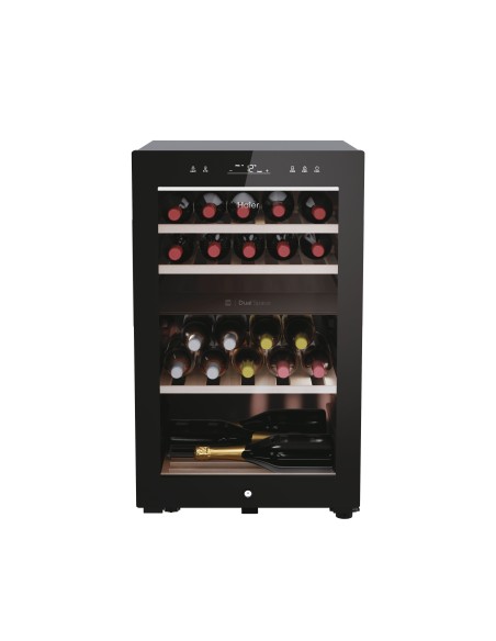 Haier Wine Bank 50 Serie 7 HWS42GDAU1 Cantinetta vino con compressore Libera installazione Nero 42 bottiglia bottiglie