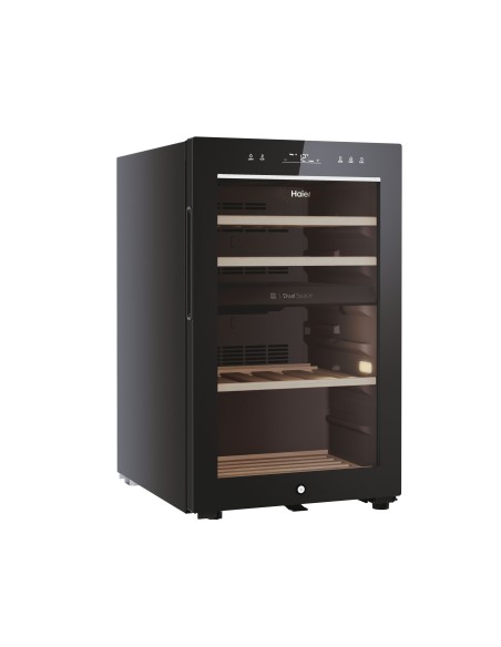 Haier Wine Bank 50 Serie 7 HWS42GDAU1 Cantinetta vino con compressore Libera installazione Nero 42 bottiglia bottiglie