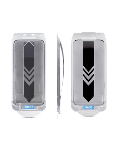 StarTech.com Filtro privacy per iPhone 16 a 4 direzioni e 360°, supporta orientamento verticale orizzontale, touch screen,