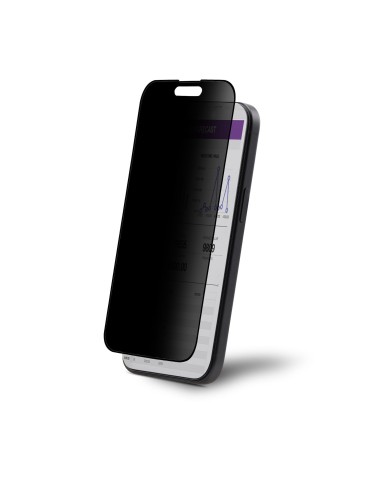 StarTech.com Filtro Privacy a 4 Posizioni per iPhone 15 Pro, Pellicola Protettiva adatta al Touch in Vetro Temperato con angolo