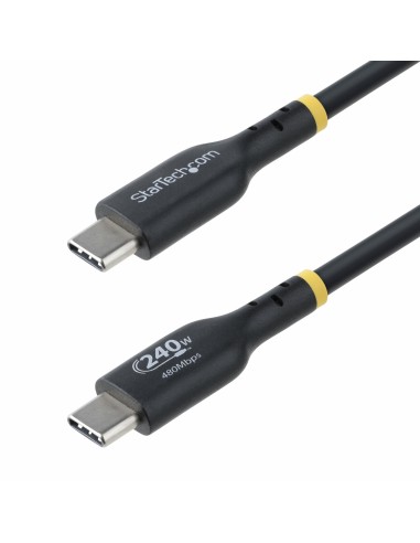 StarTech.com Cavo di Ricarica USB-C da 3m, cavo USB-C certificato USB-IF, 240W PD EPR, cavo trasferimento dati USB 2.0 Tipo-C