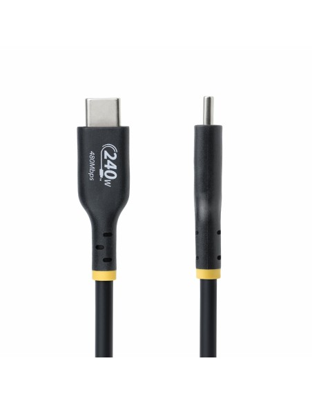 StarTech.com Cavo di Ricarica USB-C da 3m, cavo USB-C certificato USB-IF, 240W PD EPR, cavo trasferimento dati USB 2.0 Tipo-C