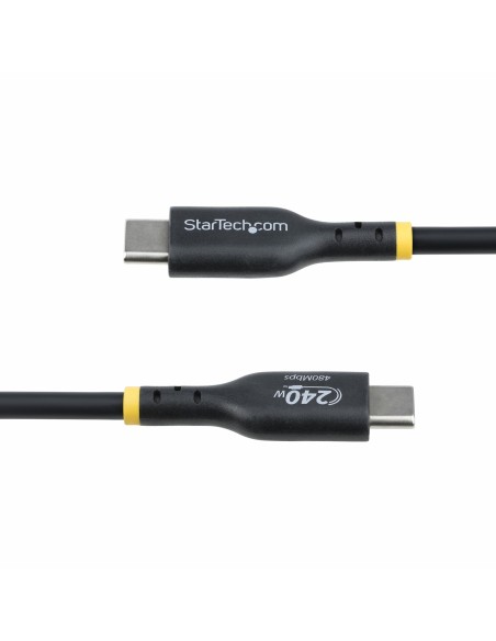 StarTech.com Cavo di Ricarica USB-C da 3m, cavo USB-C certificato USB-IF, 240W PD EPR, cavo trasferimento dati USB 2.0 Tipo-C