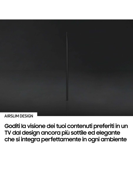 Samsung QLED AI TV 75" QE75Q8FAAUXZT 4K, Processore Q4 AI, 4K Upscaling, Color Booster Pro, OTS Lite, Air Slim Design, Vision