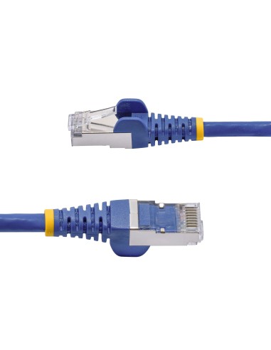StarTech.com Cavo Ethernet CAT8 blu da 2m, RJ45 Snagless, 25G 40G, 2000MHz, 100W PoE++, S FTP, cavo lan in rame puro 26AWG,