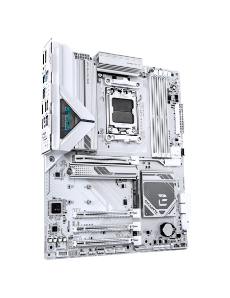 GIGABYTE B850 EAGLE WIFI7 ICE Scheda madre - CPU AMD Ryzen serie 9000, VRM digitale a 8+2+2 fasi, fino a 8200 MHz DDR5 (O.C.),