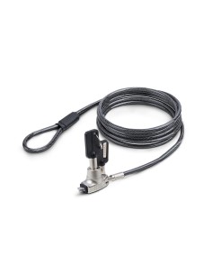 StarTech.com Cavo di sicurezza antifurto per laptop notebook compatibile con lo slot Noble Wedge® Slim, cavo in acciaio