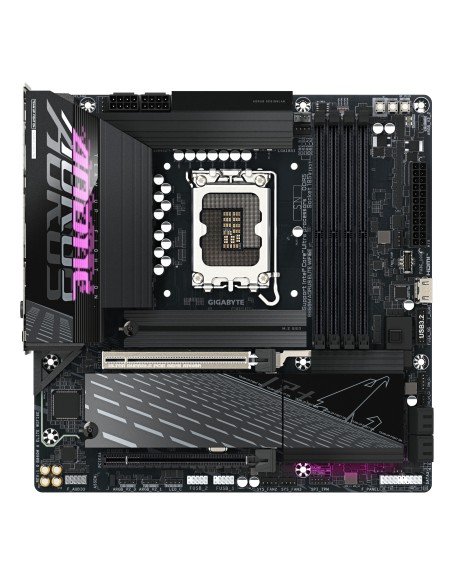 GIGABYTE B860M AORUS ELITE WIFI6E Scheda madre - CPU Intel Core Ultra, VRM a 12+1+2+1 fasi, fino a 9200MHz DDR5, 1xPCIe 5.0 +