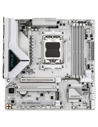 GIGABYTE B850M EAGLE WIFI6E ICE Scheda Madre – CPU AMD Ryzen serie 9000, VRM digitale a 8+2+2 fasi, fino a 8200 MHz DDR5 (OC),