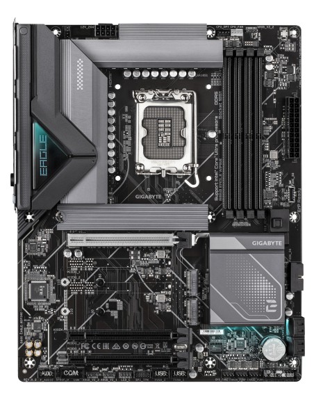 GIGABYTE B860 EAGLE WIFI6E Scheda madre - CPU Intel Core Ultra, VRM a 12+1+2+1 fasi, fino a 9066MHz DDR5, 1xPCIe 5.0 + 2xPCIe