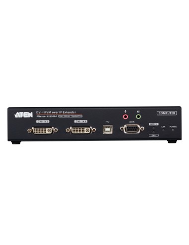 ATEN Trasmettitore KVM over IP DVI-I a display doppio