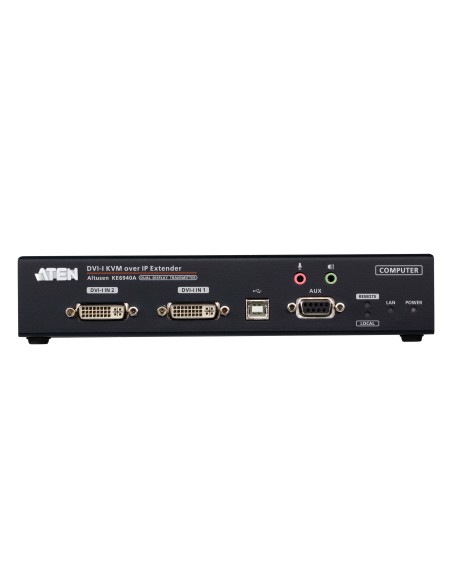 ATEN Trasmettitore KVM over IP DVI-I a display doppio