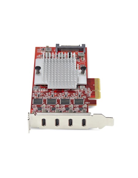 StarTech.com Scheda PCIe USB-C a 4 Porte, USB 3.2 10Gbps, Scheda di Espansione PCI Express USB Type-C con 4 Controller USB