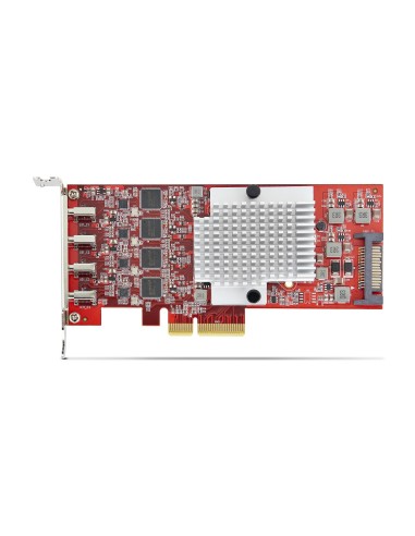 StarTech.com Scheda PCIe USB-C a 4 Porte, USB 3.2 10Gbps, Scheda di Espansione PCI Express USB Type-C con 4 Controller USB