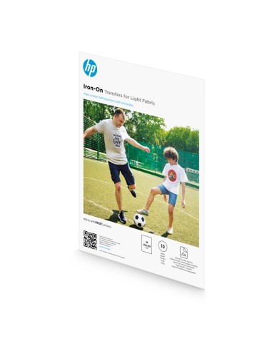 HP Carta per trasferimenti a caldo su tessuti chiari, A4 (210 x 297 mm), 10 fogli