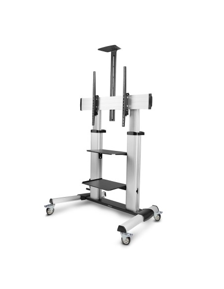 StarTech.com Carrello supporto TV mobile su ruote per schermi piatti da 60-100" e fino a 100 kg, regolazione dell'altezza