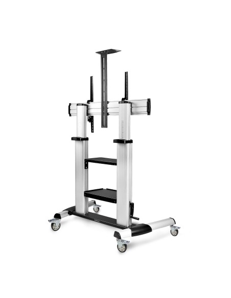 StarTech.com Carrello supporto TV mobile su ruote per schermi piatti da 60-100" e fino a 100 kg, regolazione dell'altezza