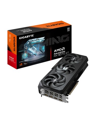 GIGABYTE Radeon RX 9070 XT GAMING 16G Scheda grafica - 16 GB GDDR6, 256 bit, PCI-E 5.0, Frequenza core 2970 MHz, 2 x