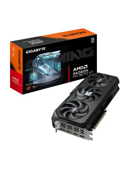 GIGABYTE Radeon RX 9070 XT GAMING 16G Scheda grafica - 16 GB GDDR6, 256 bit, PCI-E 5.0, Frequenza core 2970 MHz, 2 x