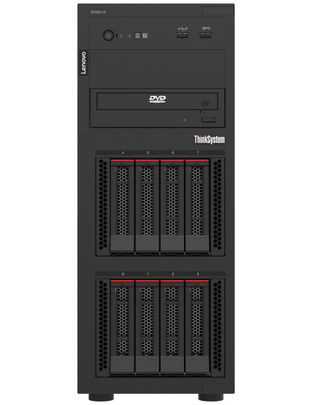 Lenovo ThinkSystem ST250 V3 server Tower Intel® Xeon® 6315P 2,8 GHz 16 GB DDR5-SDRAM 800 W