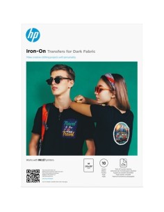 HP Carta per trasferimenti a caldo su tessuti scuri, A4 (210 x 297 mm), 10 fogli