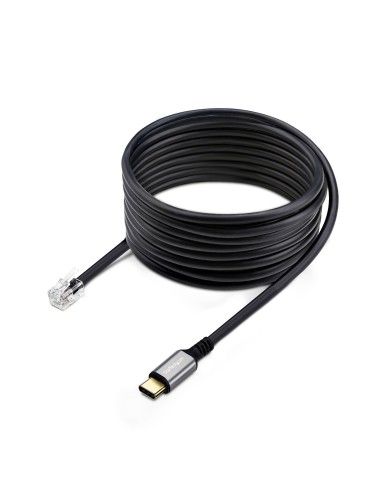 StarTech.com Adattatore da USB-C a RJ9 da 1,8m per telefono fisso o cuffie con cavo wireless, utilizza l'hardware della linea