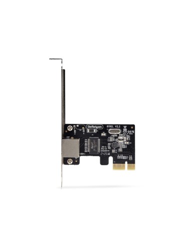 StarTech.com Scheda di rete PCIe Gigabit a 1 porta, scheda LAN PCI Express 10 100 1000Mbps, Adattatore di rete NIC, Realtek