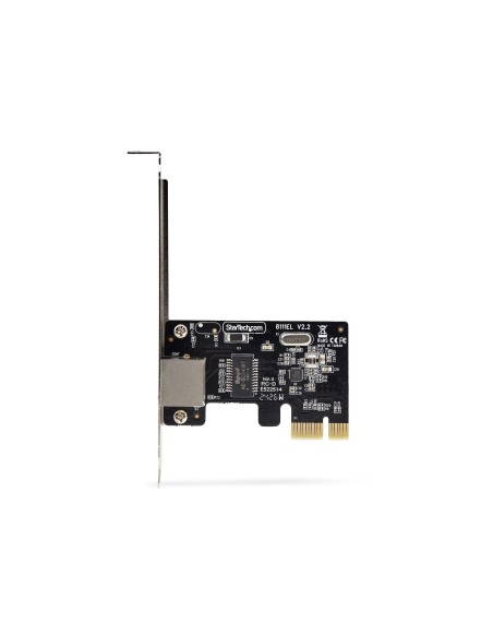 StarTech.com Scheda di rete PCIe Gigabit a 1 porta, scheda LAN PCI Express 10 100 1000Mbps, Adattatore di rete NIC, Realtek