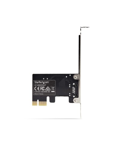 StarTech.com Scheda di rete PCIe Gigabit a 1 porta, scheda LAN PCI Express 10 100 1000Mbps, Adattatore di rete NIC, Realtek