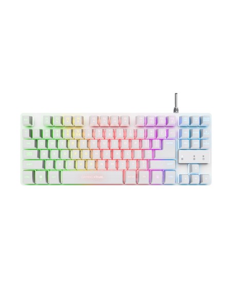 Trust GXT 833W Thado tastiera Gaming USB Olandese Bianco