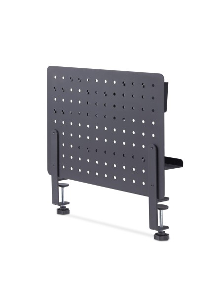 StarTech.com Pannello forato portautensili in acciaio con accessori, 42x32 cm, portaoggetti da scrivania, pannello forato da