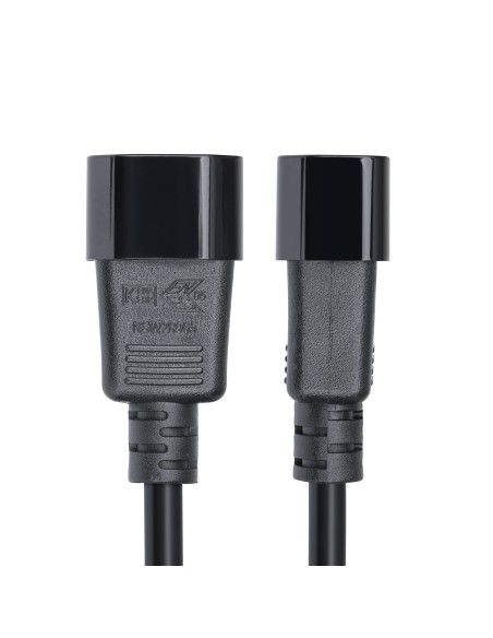 StarTech.com Cavo Prolunga di Alimentazione da 4,5m, Cavo di Alimentazione da C14 a C13 per PDU, 10A 250V, 14AWG, Prolunga
