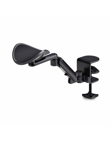 StarTech.com Bracciolo regolabile per scrivania, supporto ergonomico per braccio gomito, rotazione di 360 gradi, installazione