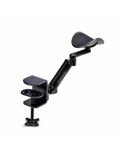 StarTech.com Bracciolo regolabile per scrivania, supporto ergonomico per braccio gomito, rotazione di 360 gradi, installazione 2