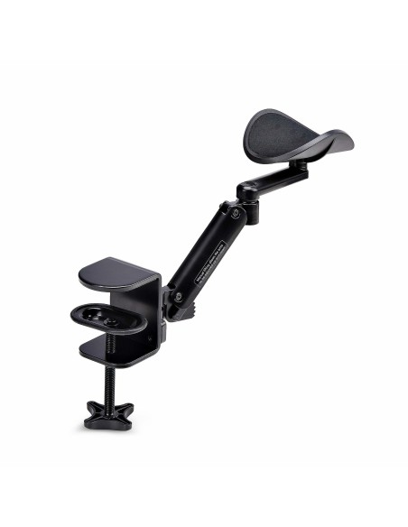 StarTech.com Bracciolo regolabile per scrivania, supporto ergonomico per braccio gomito, rotazione di 360 gradi, installazione