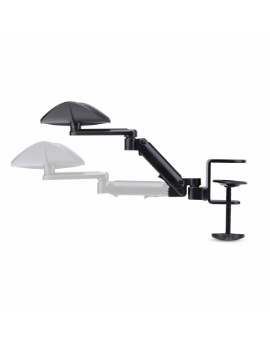 StarTech.com Bracciolo regolabile per scrivania, supporto ergonomico per braccio gomito, rotazione di 360 gradi, installazione