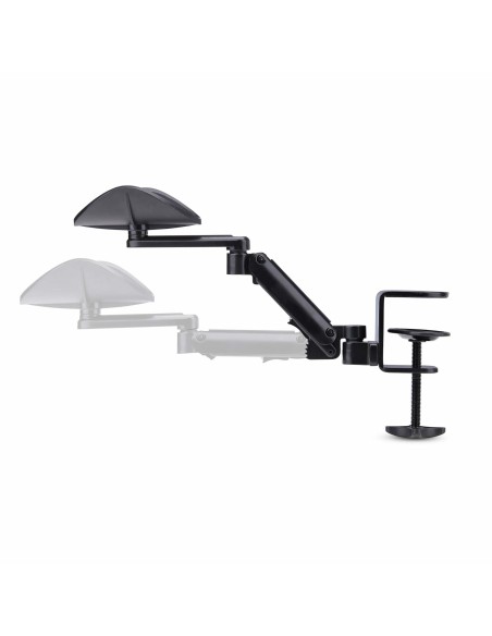 StarTech.com Bracciolo regolabile per scrivania, supporto ergonomico per braccio gomito, rotazione di 360 gradi, installazione